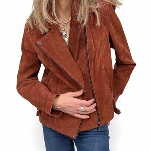 Women's Brown Suede Jacket